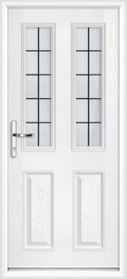 Dorset Box Lead duck egg blue composite back door